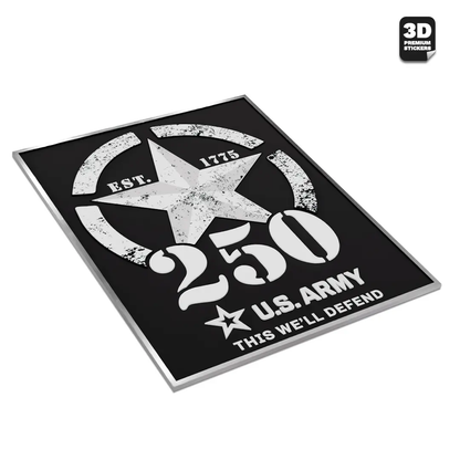 250TH ANNIVERSARY WHITE/SILVER Stickmadly