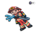 FIREFIGHTER Stickmadly