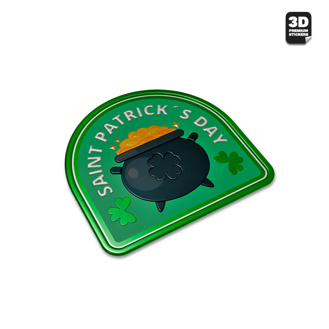 ST PATRICK GOLD COIN Stickmadly