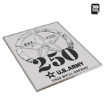 250TH ANNIVERSARY BLACK/ SILVER Stickmadly