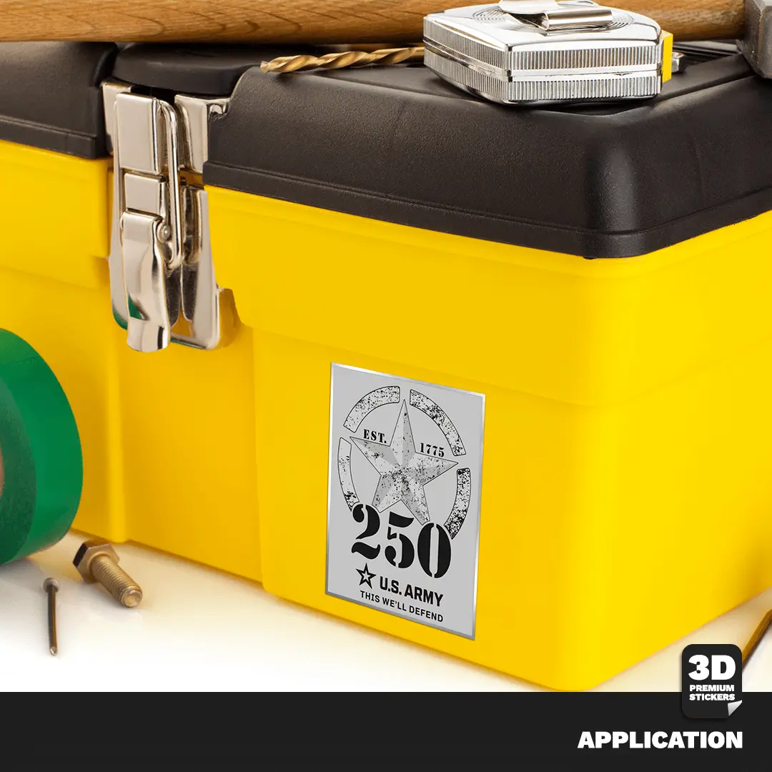 250TH ANNIVERSARY BLACK/ SILVER Stickmadly