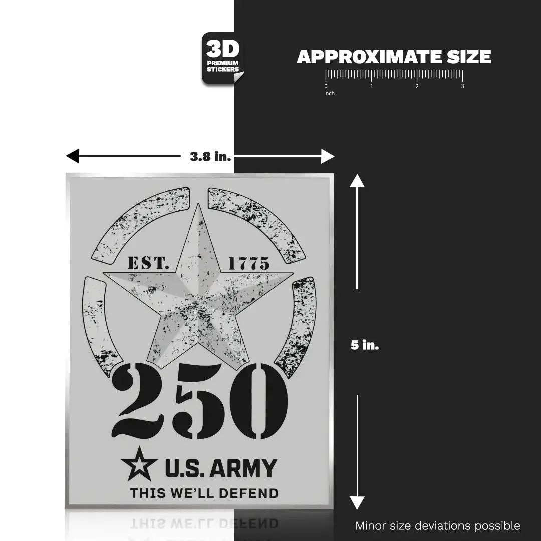 250TH ANNIVERSARY BLACK/ SILVER - Stickmadly