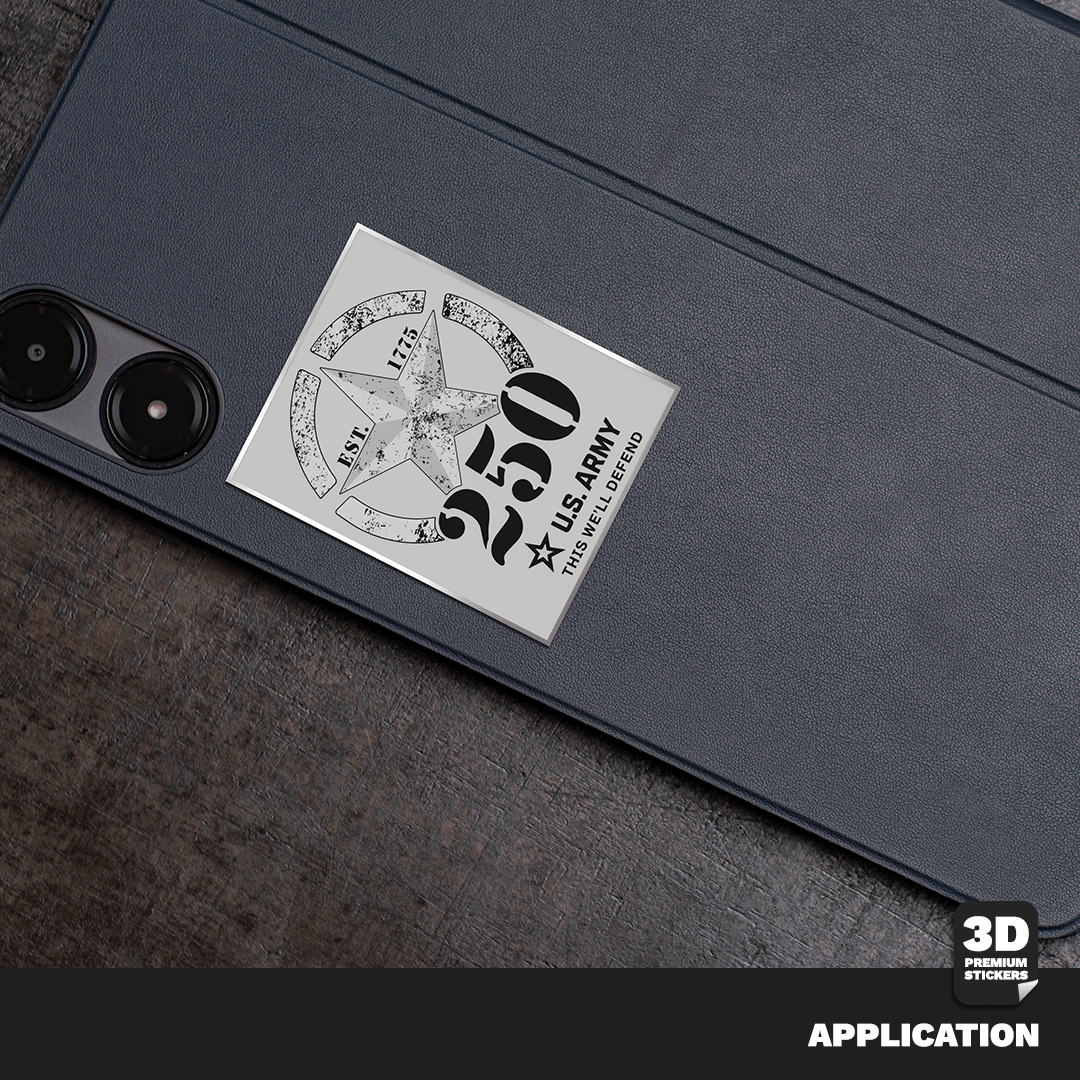 250TH ANNIVERSARY BLACK/ SILVER - Stickmadly