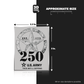 250TH ANNIVERSARY BLACK/ SILVER - Stickmadly