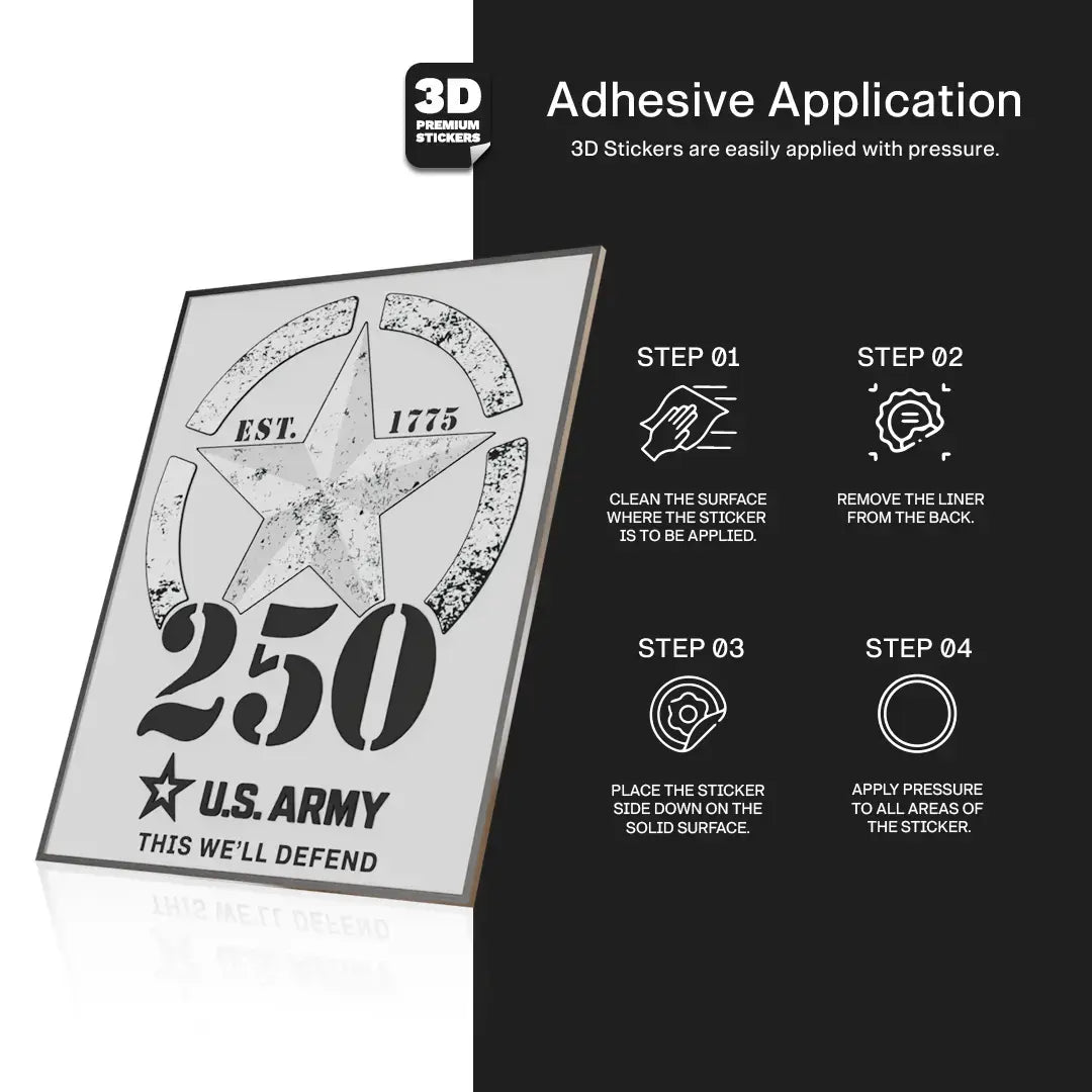 250TH ANNIVERSARY BLACK/ SILVER - Stickmadly