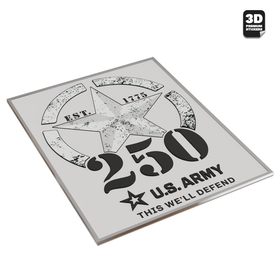 250TH ANNIVERSARY BLACK/ SILVER - Stickmadly