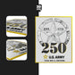 250TH ANNIVERSARY BLACK/GOLD - Stickmadly