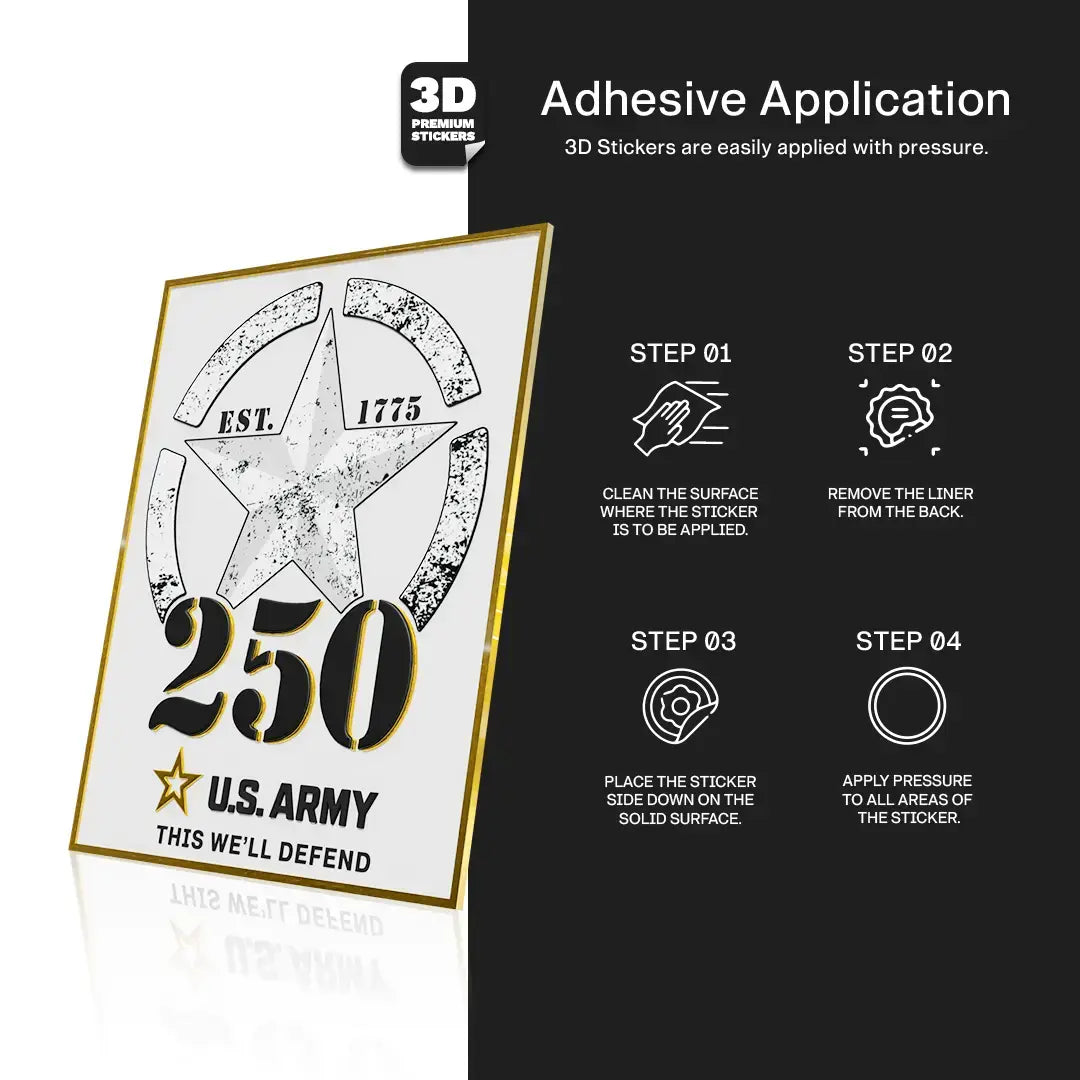 250TH ANNIVERSARY BLACK/GOLD - Stickmadly