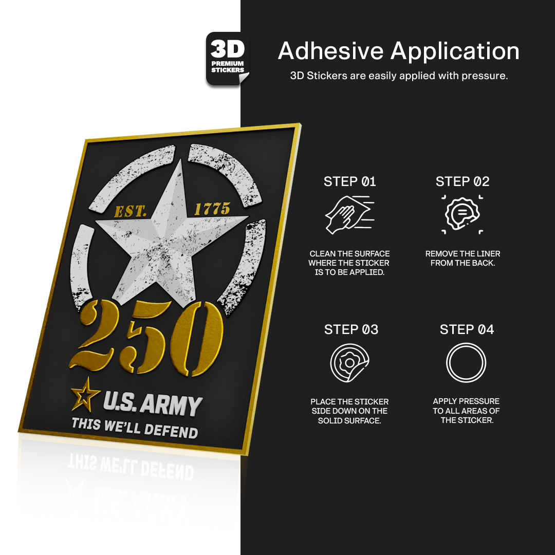 250TH ANNIVERSARY GOLD - Stickmadly