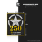 250TH ANNIVERSARY GOLD - Stickmadly