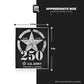 250TH ANNIVERSARY WHITE/SILVER - Stickmadly
