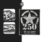 250TH ANNIVERSARY WHITE/SILVER - Stickmadly