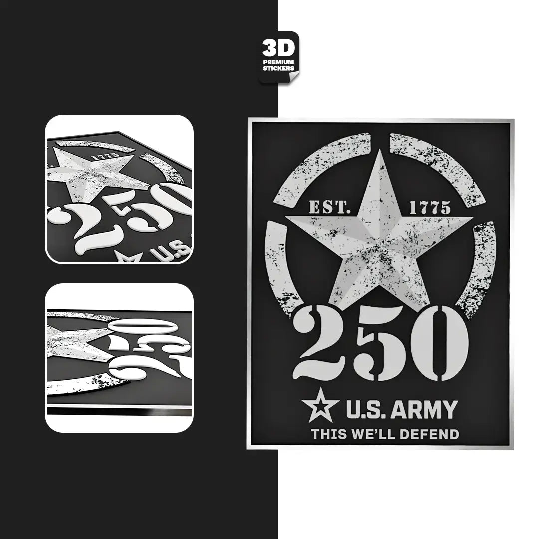 250TH ANNIVERSARY WHITE/SILVER - Stickmadly