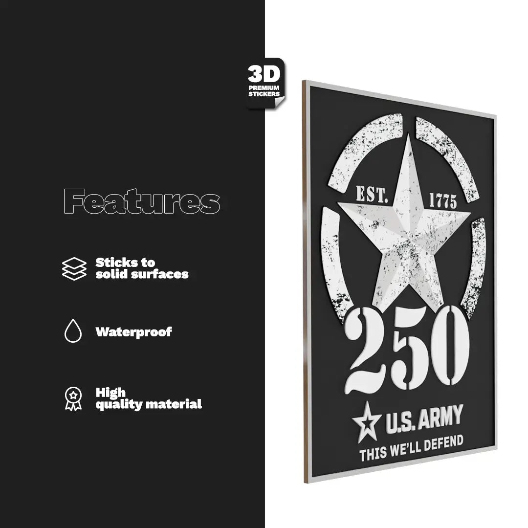 250TH ANNIVERSARY WHITE/SILVER - Stickmadly