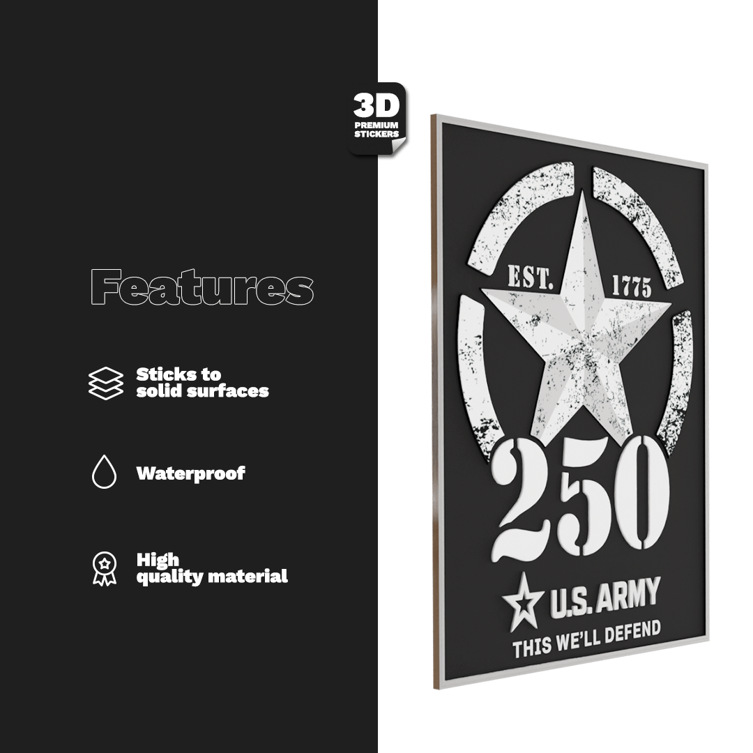 250TH ANNIVERSARY WHITE/SILVER - Stickmadly