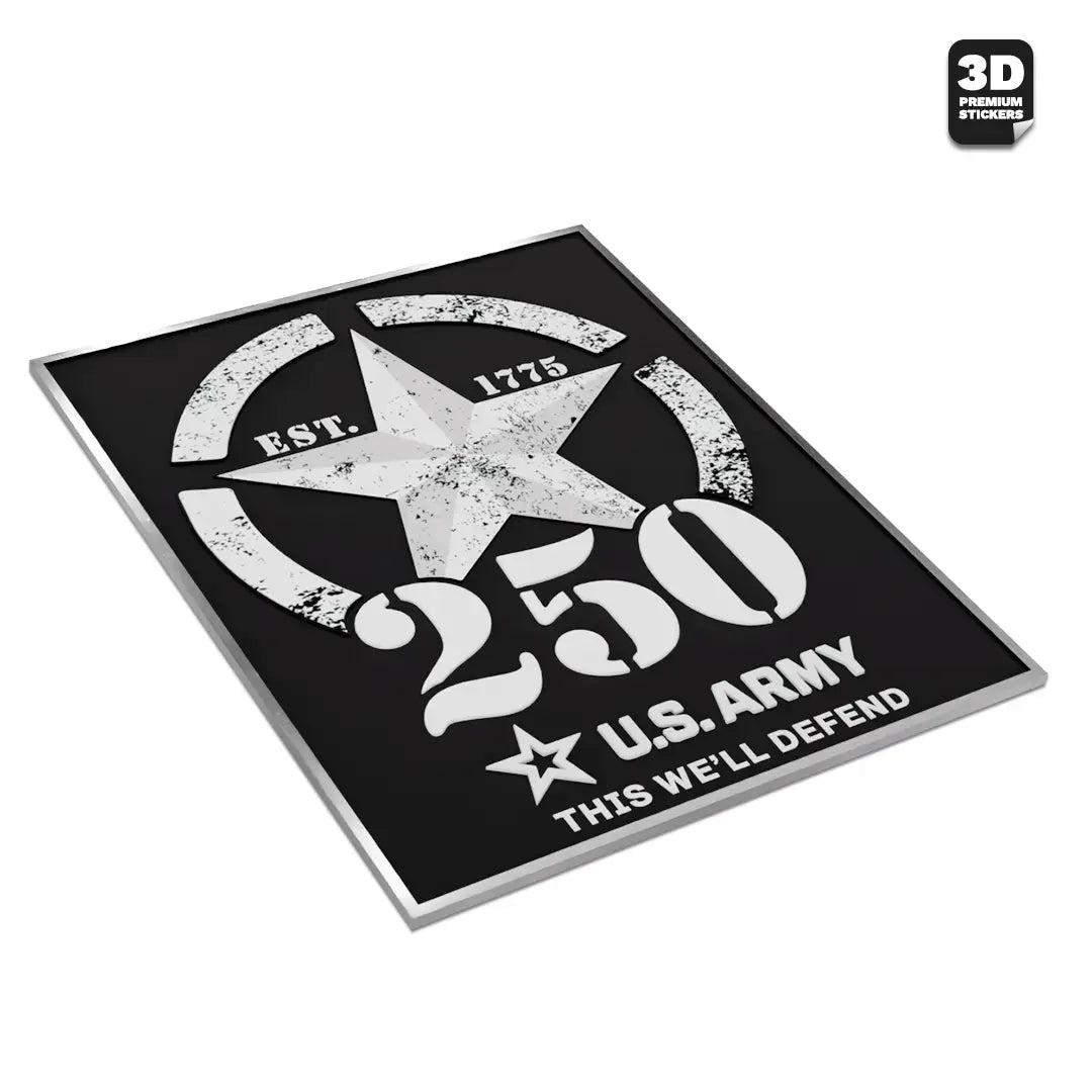 250TH ANNIVERSARY WHITE/SILVER - Stickmadly