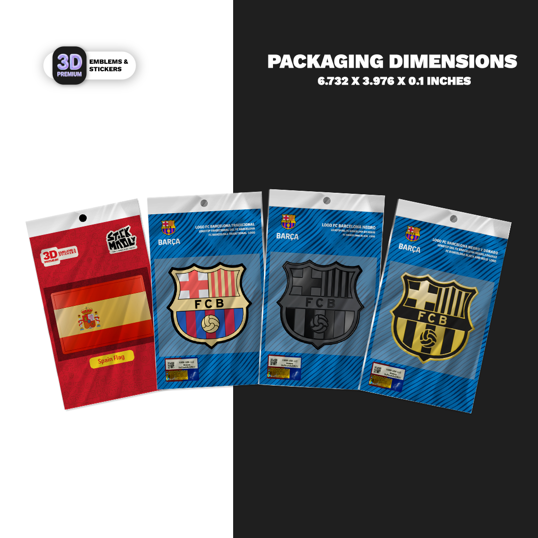 Barça Crest Collection & Spain Flag Pack FC Barcelona