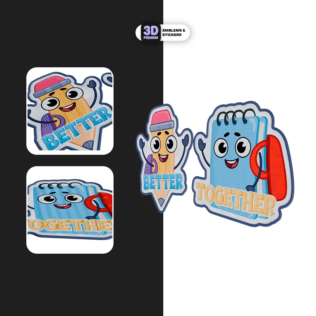 Better Together 2PACK Stickmadly