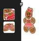 GINGERBREAD GIRL Stickmadly