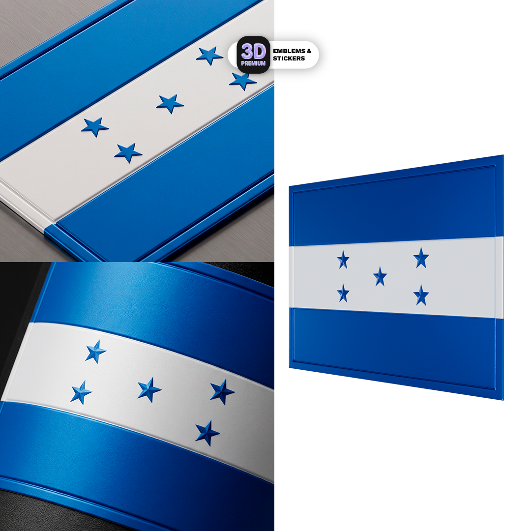 HONDURAS FLAG Stickmadly