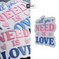 ALL YOU NEED IS LOVE Stickmadly