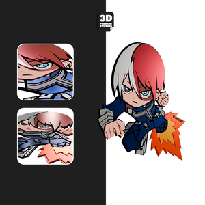 Shoto Todoroki (Season 7) Stickmadly