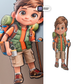 CHIBI HIKER Stickmadly