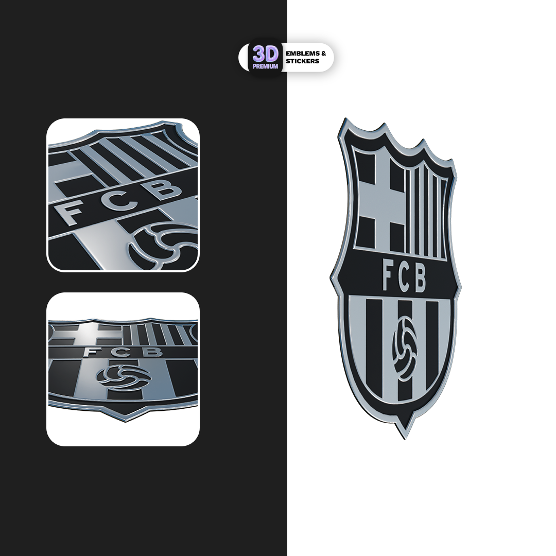FC Barcelona Crest Silver 3-Pack FC Barcelona