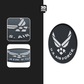 U.S. AIRFORCE BLACK CIRCLE