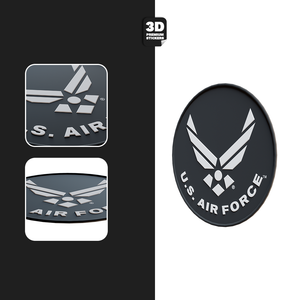 U.S. AIRFORCE BLACK CIRCLE