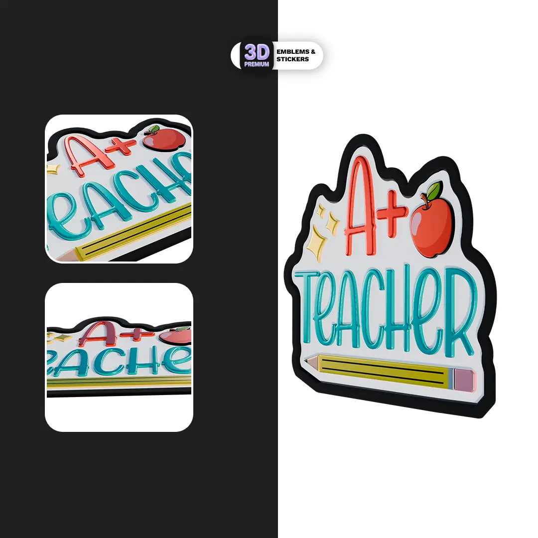 A+ Teacher Stickmadly
