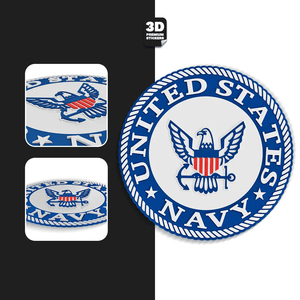 NAVY ALTERNATIVE EMBLEM Stickmadly