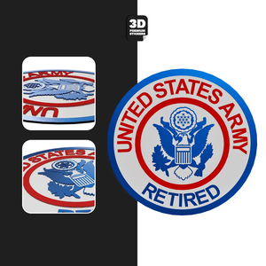 United States Army Retired Stickmadly