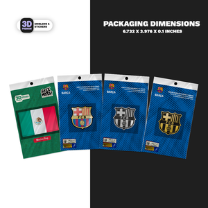FC Barcelona & Mexico Flag Sticker Pack FC Barcelona