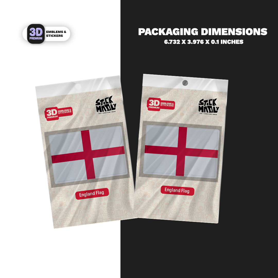 ENGLAND DUO PACK Stickmadly