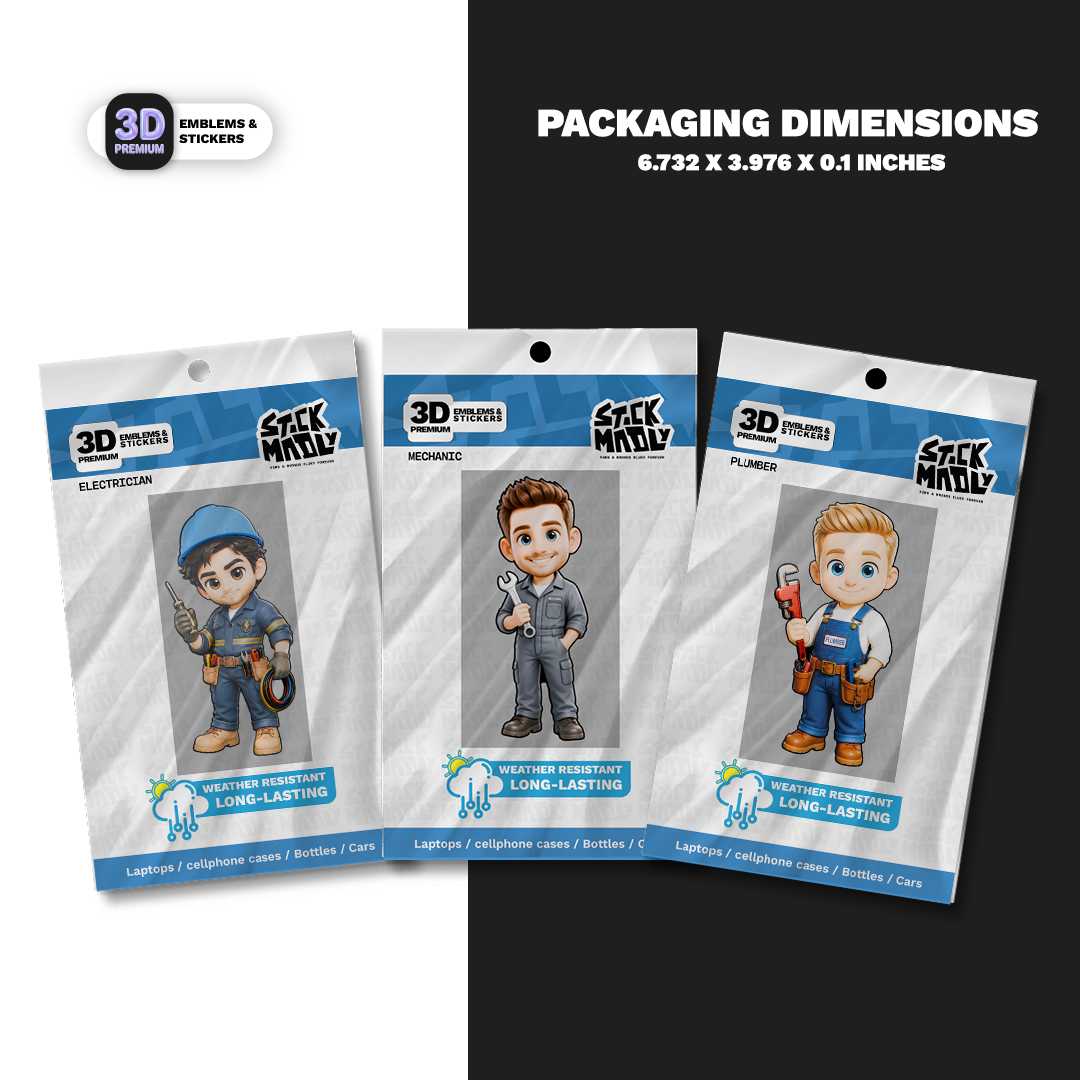 Skilled Trades Pack Stickmadly