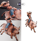 BULL RIDER COWBOY CHIBI Stickmadly