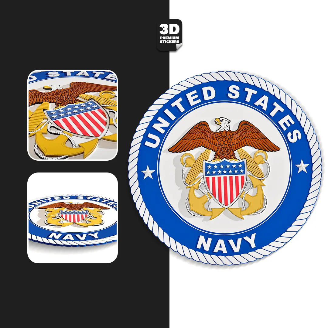 OFFICERS CREST EMBLEM Stickmadly