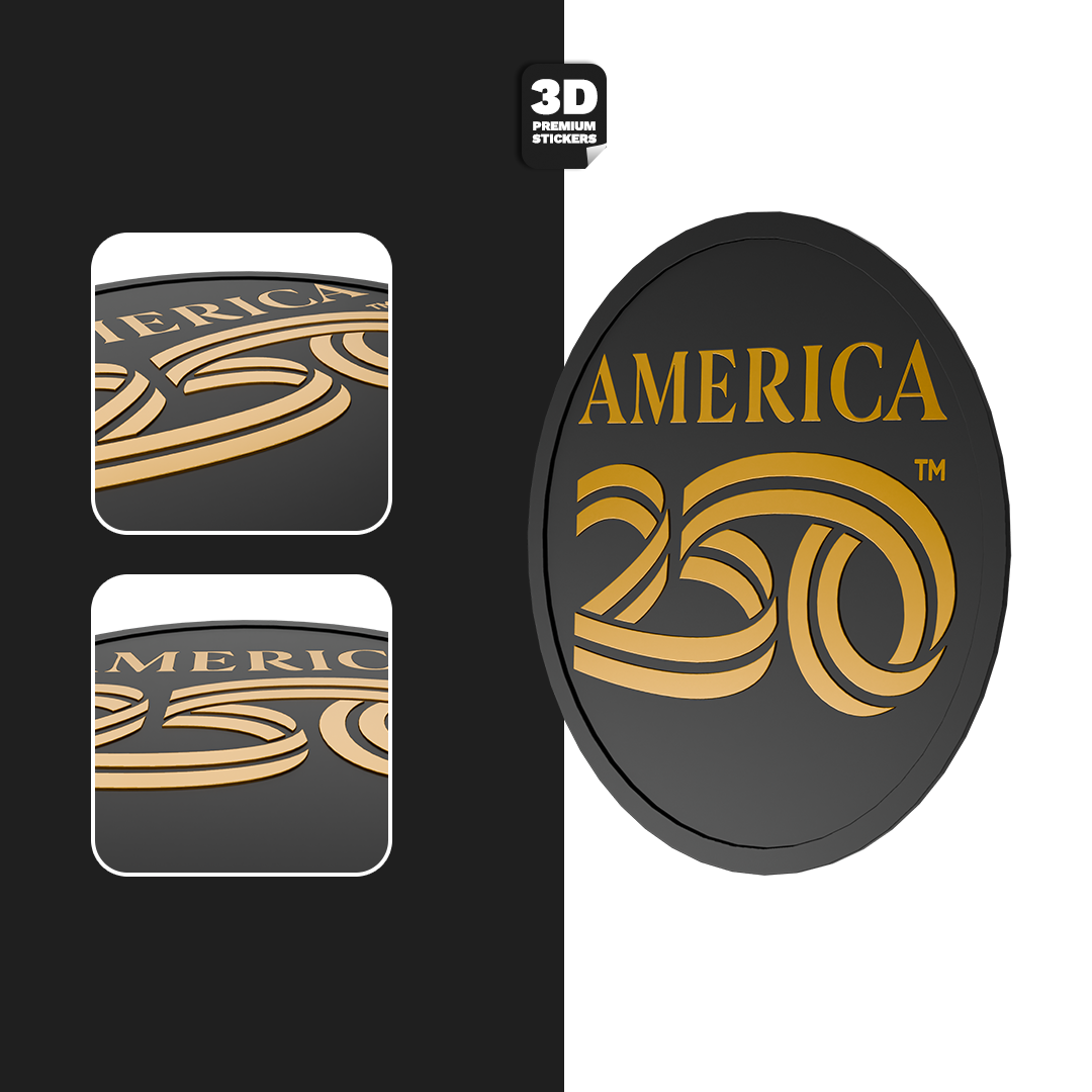 Official America 250th Stars & Stripes Emblem Pack America250