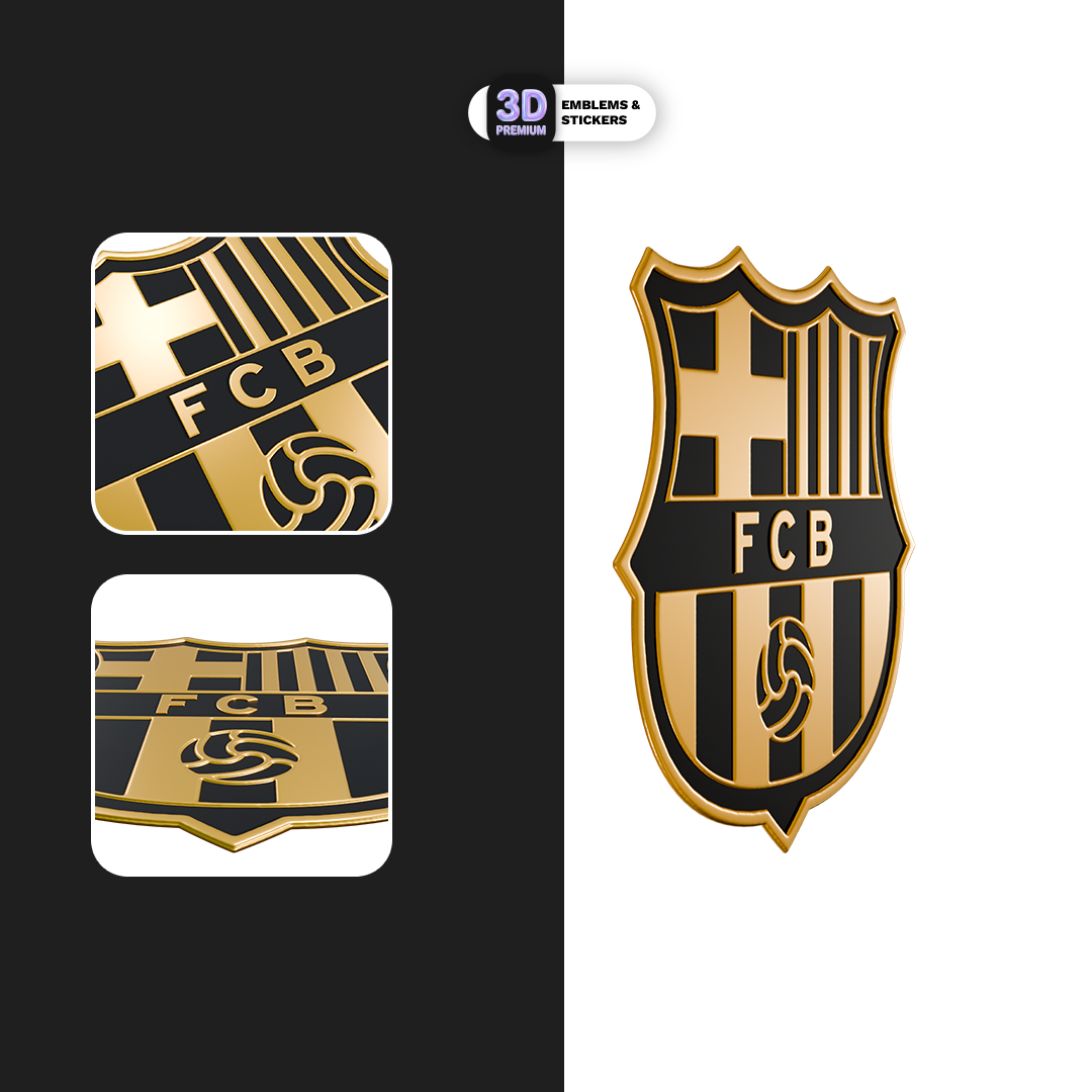FC Barcelona Crest Black Gold Trio Pack FC Barcelona