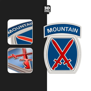 10TH Mountain Division Stickmadly