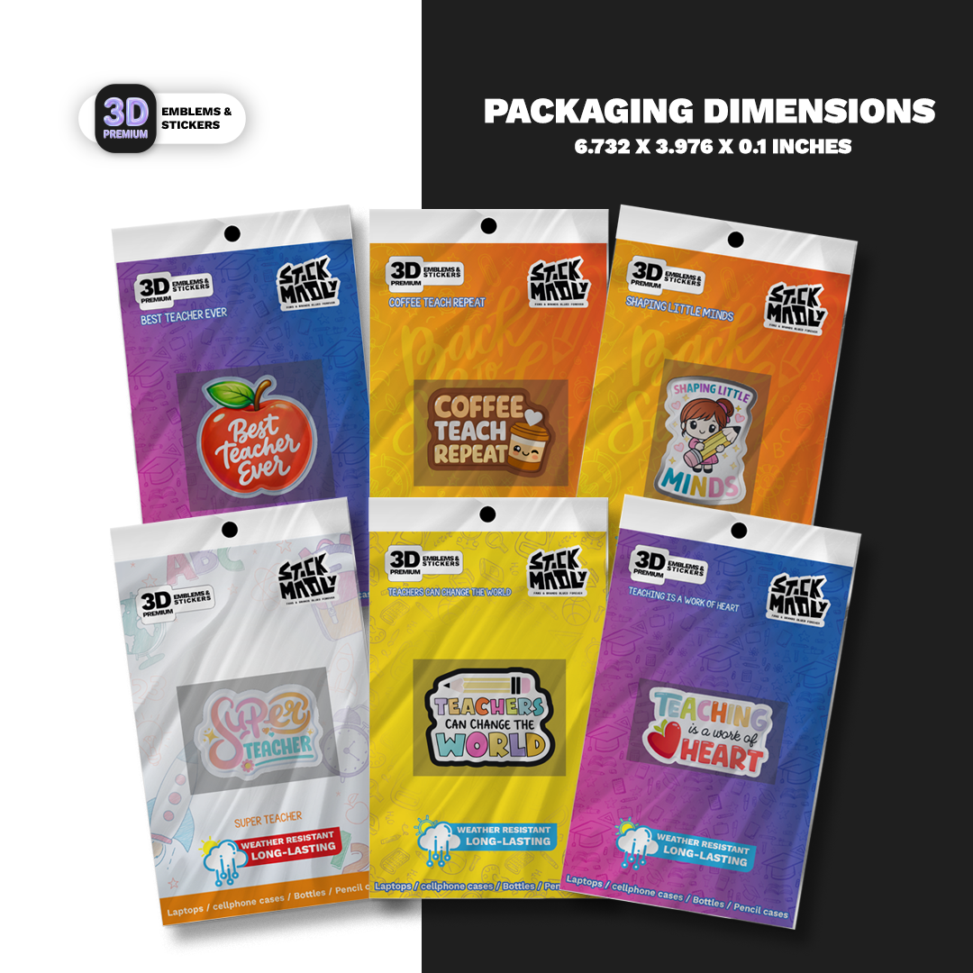 Super teachers Pack Stickmadly