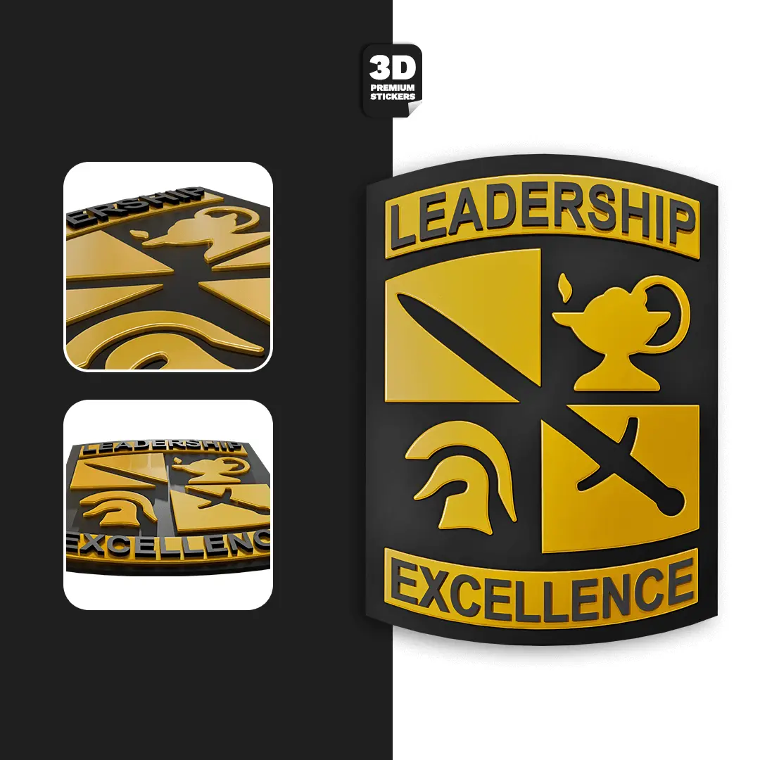 ROTC Leadership Excellence Stickmadly