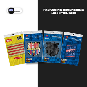 Barça Crest Collection & Catalonia Flag Pack FC Barcelona