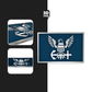 EAGLE ICON NAVY STICKERS -TWO PACK Stickmadly