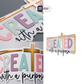 CREATED WITH A PURPOSE Stickmadly