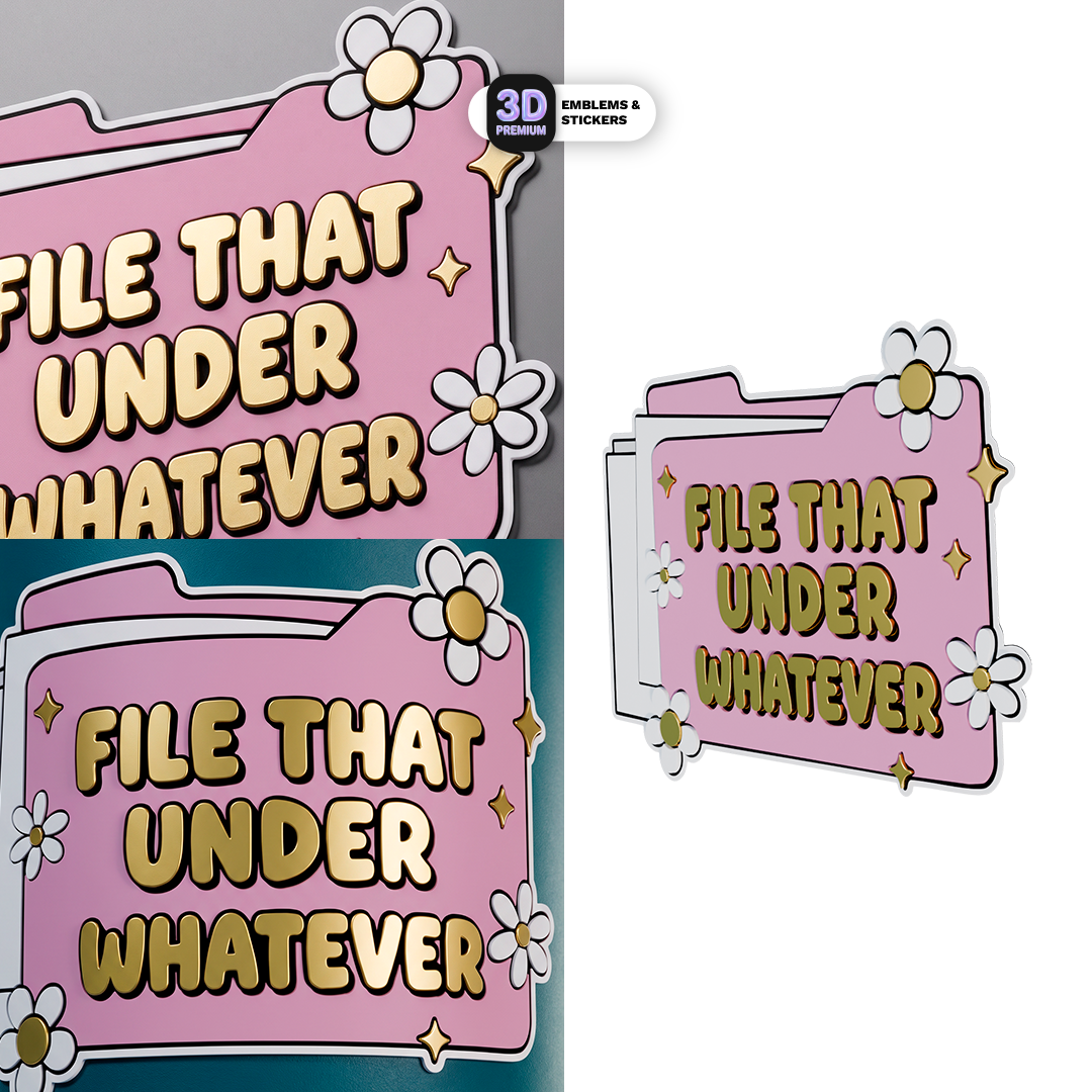 FILE THAT UNDER WHATEVER Stickmadly
