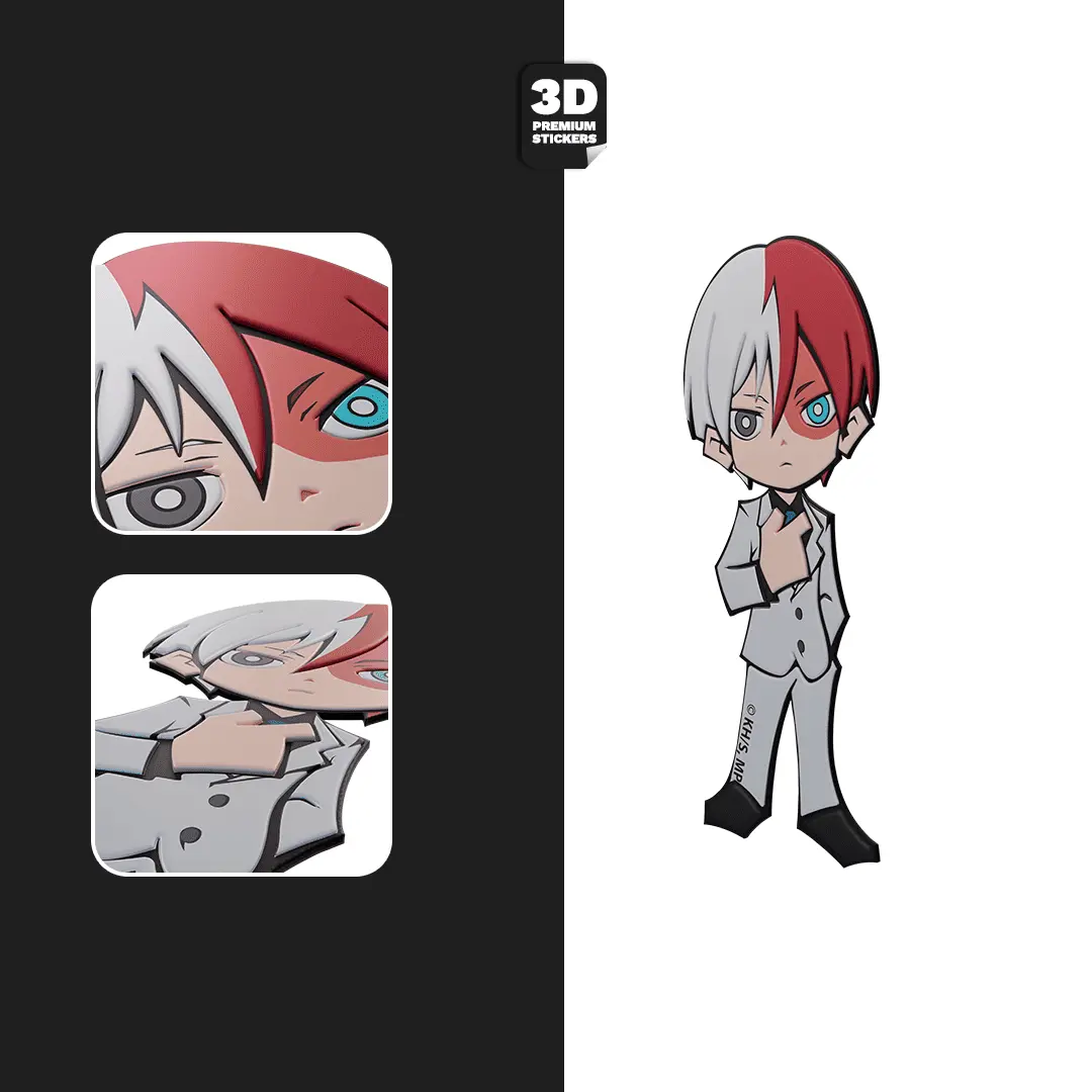 Shoto Todoroki (Season 4) Stickmadly