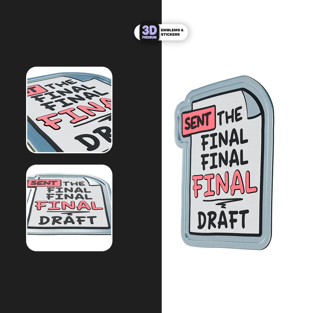 The Final Draft Stickmadly