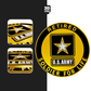 Soldier for Life Retired Stickmadly